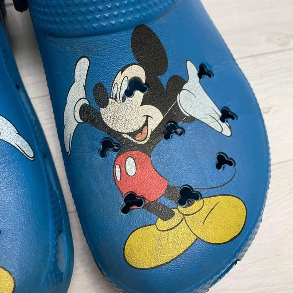 disney mickey mouse crocs mens 9/‎ womens 11 - Picture 2 of 9